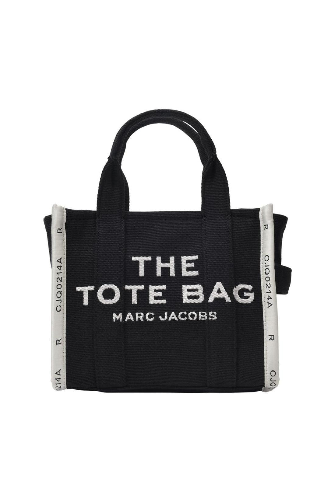 The Small Tote Bag in black canvas