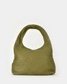 Les Visionnaires-ARCHIVE-SALE-JADE WEAVE GRAINY-Bags-musty green-OS-ARCHIVIST