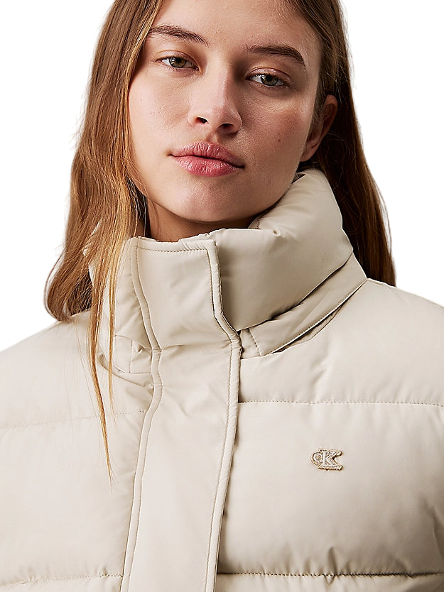 Calvin Klein-OUTLET-SALE-Jacket BEIGE-ARCHIVIST