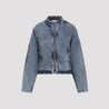 ALAÏA-OUTLET-SALE-Jacket BLAU-ARCHIVIST