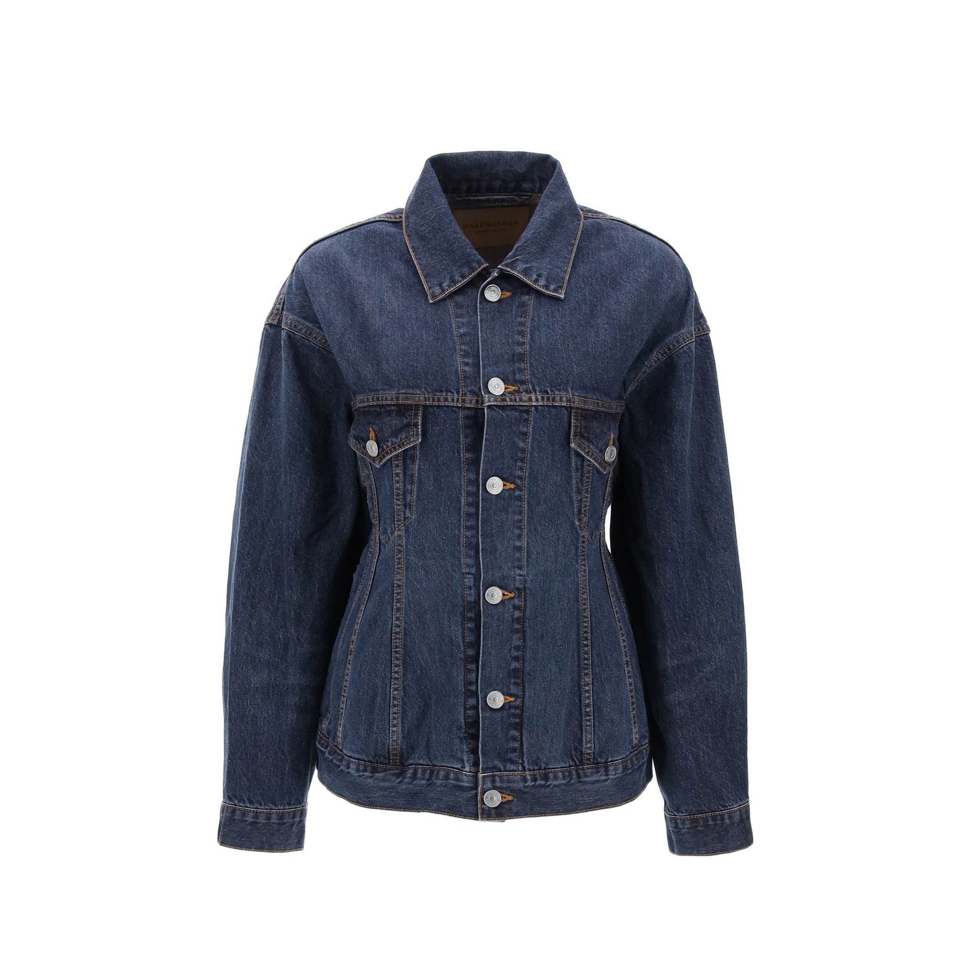 BALENCIAGA-OUTLET-SALE-Jacket BLAU-ARCHIVIST