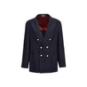 BRUNELLO CUCINELLI-OUTLET-SALE-Jacket BLAU-ARCHIVIST