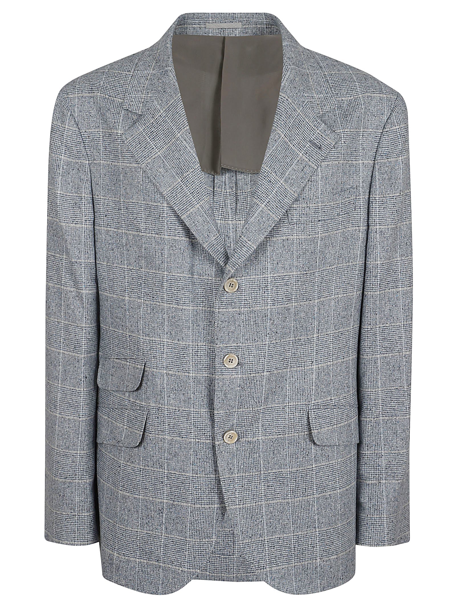 BRUNELLO CUCINELLI-OUTLET-SALE-Jacket BLAU-ARCHIVIST