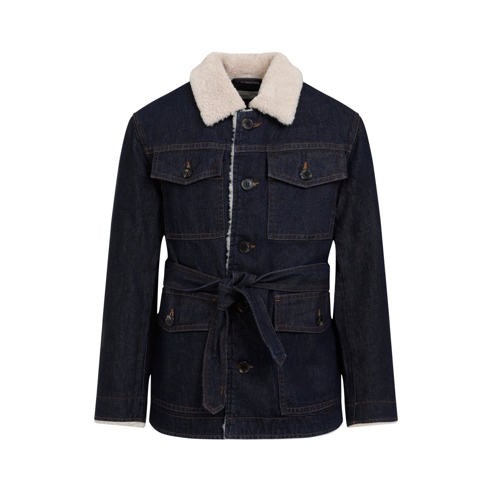 DRIES VAN NOTEN-OUTLET-SALE-Jacket BLAU-ARCHIVIST