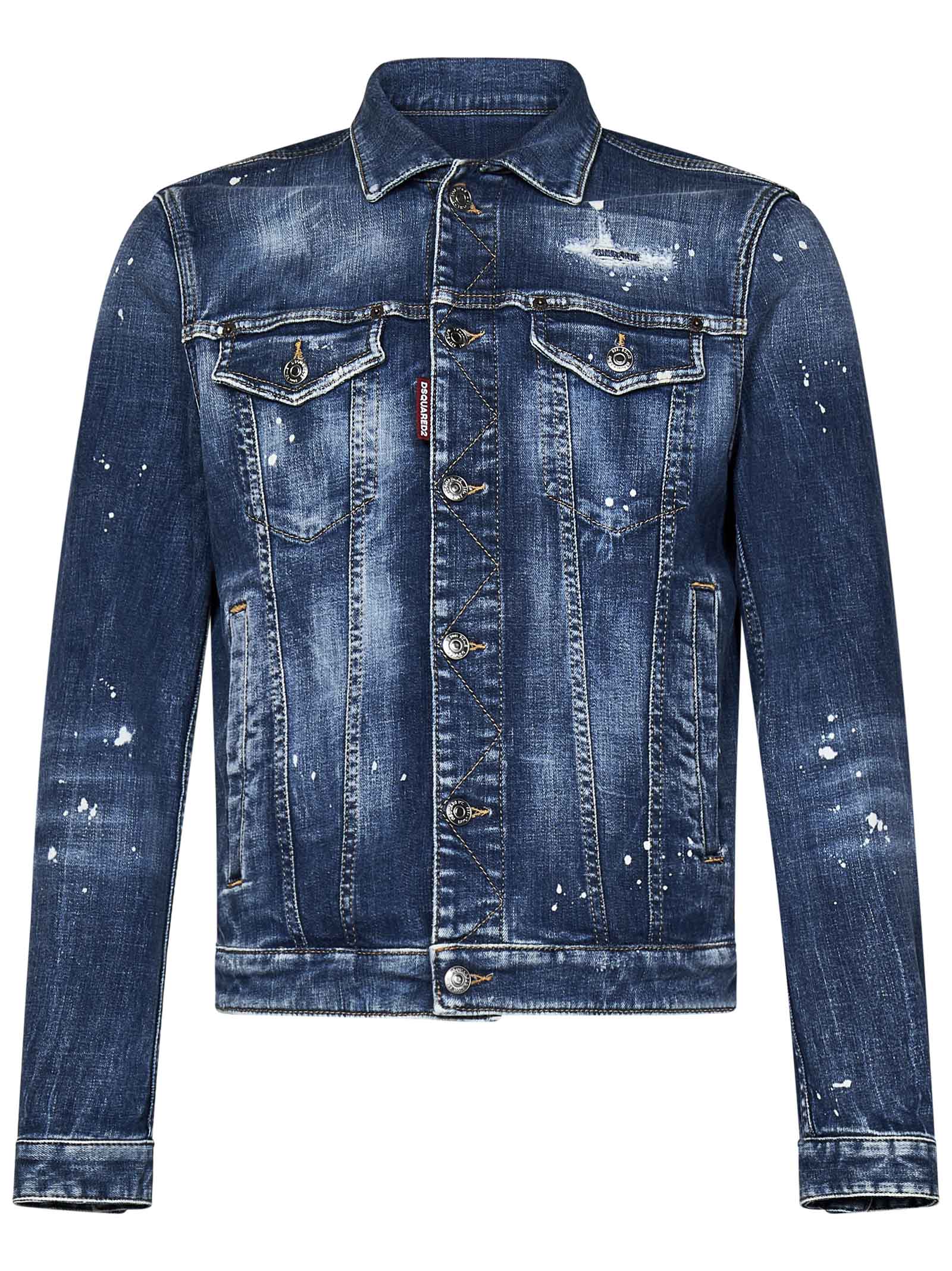 DSQUARED2-OUTLET-SALE-Jacket BLAU-ARCHIVIST