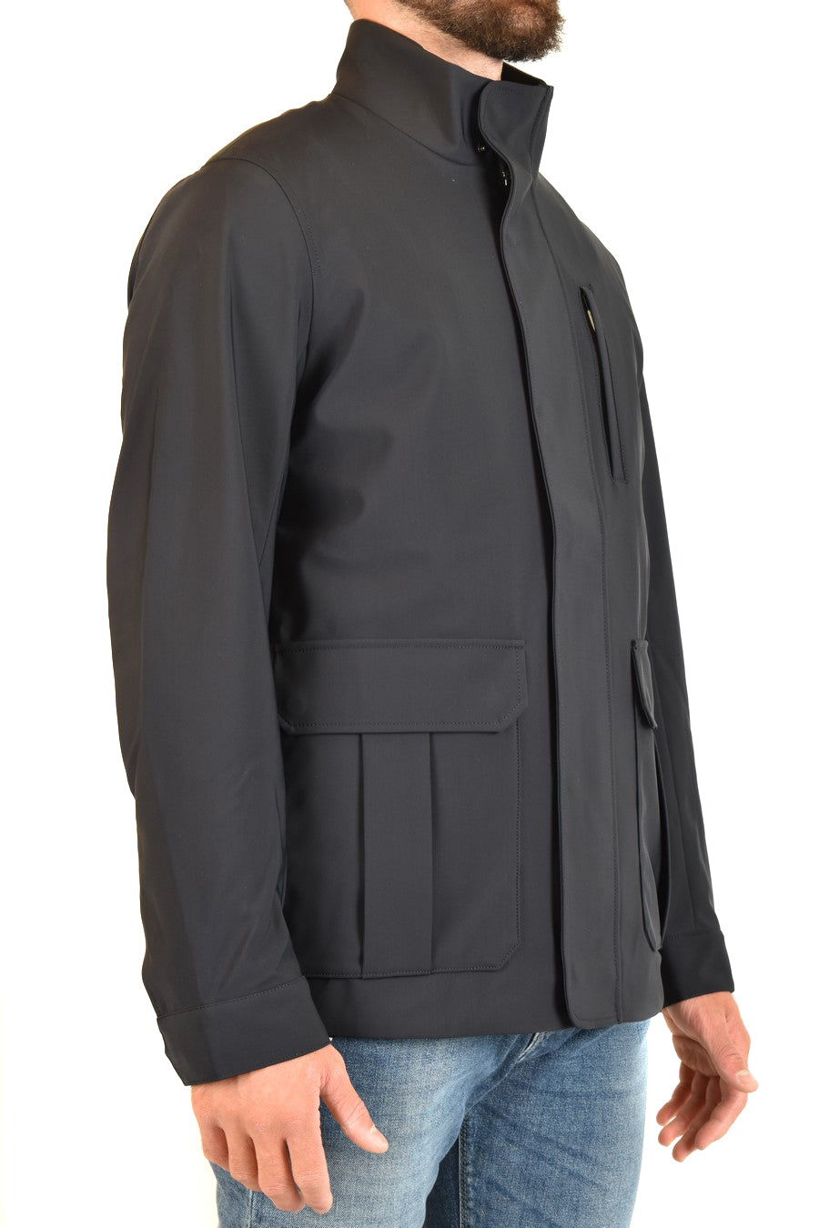 EMPORIO ARMANI-OUTLET-SALE-Jacket BLAU-ARCHIVIST