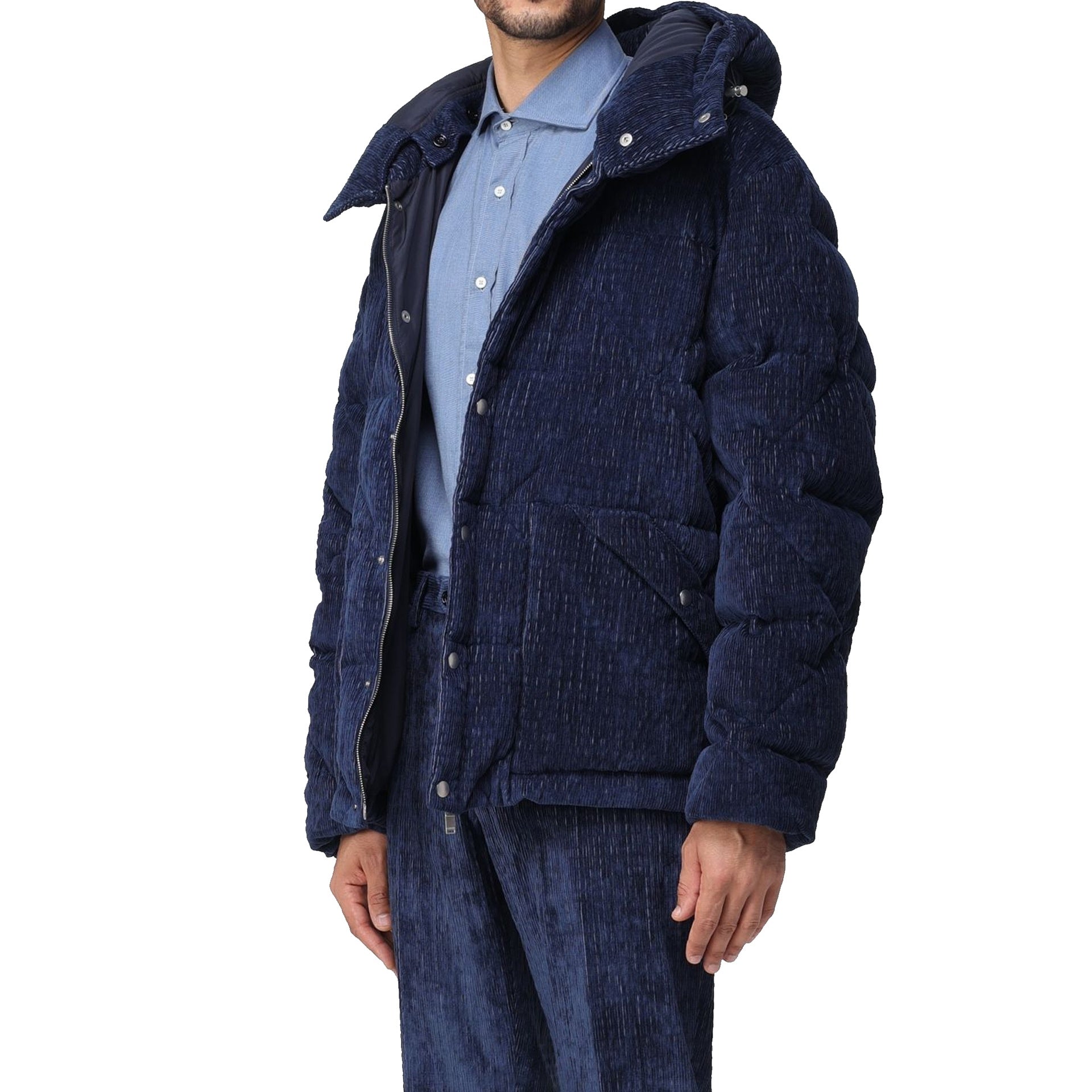 LARDINI-OUTLET-SALE-Jacket BLAU-ARCHIVIST