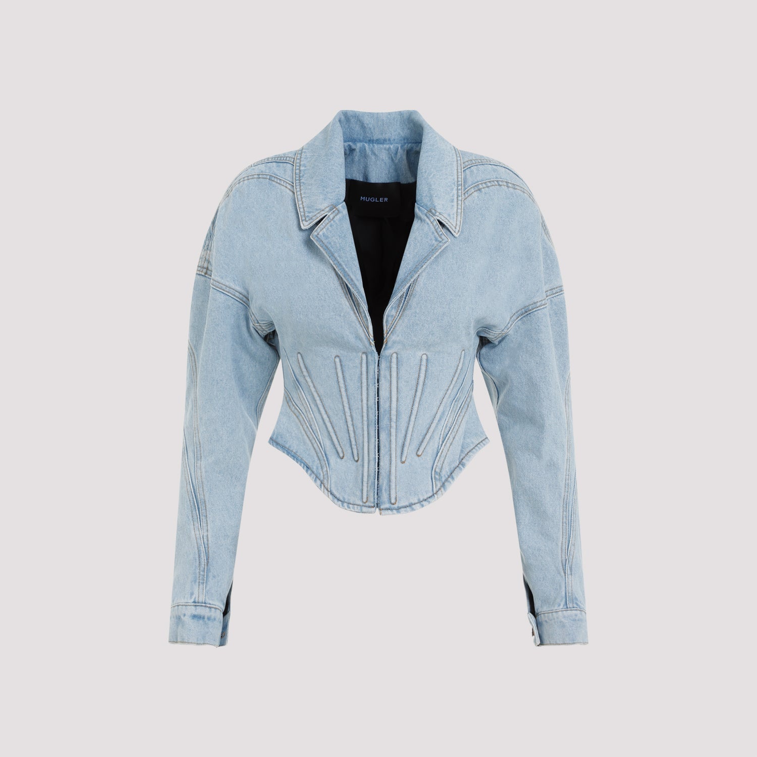 MUGLER-OUTLET-SALE-Jacket BLAU-ARCHIVIST