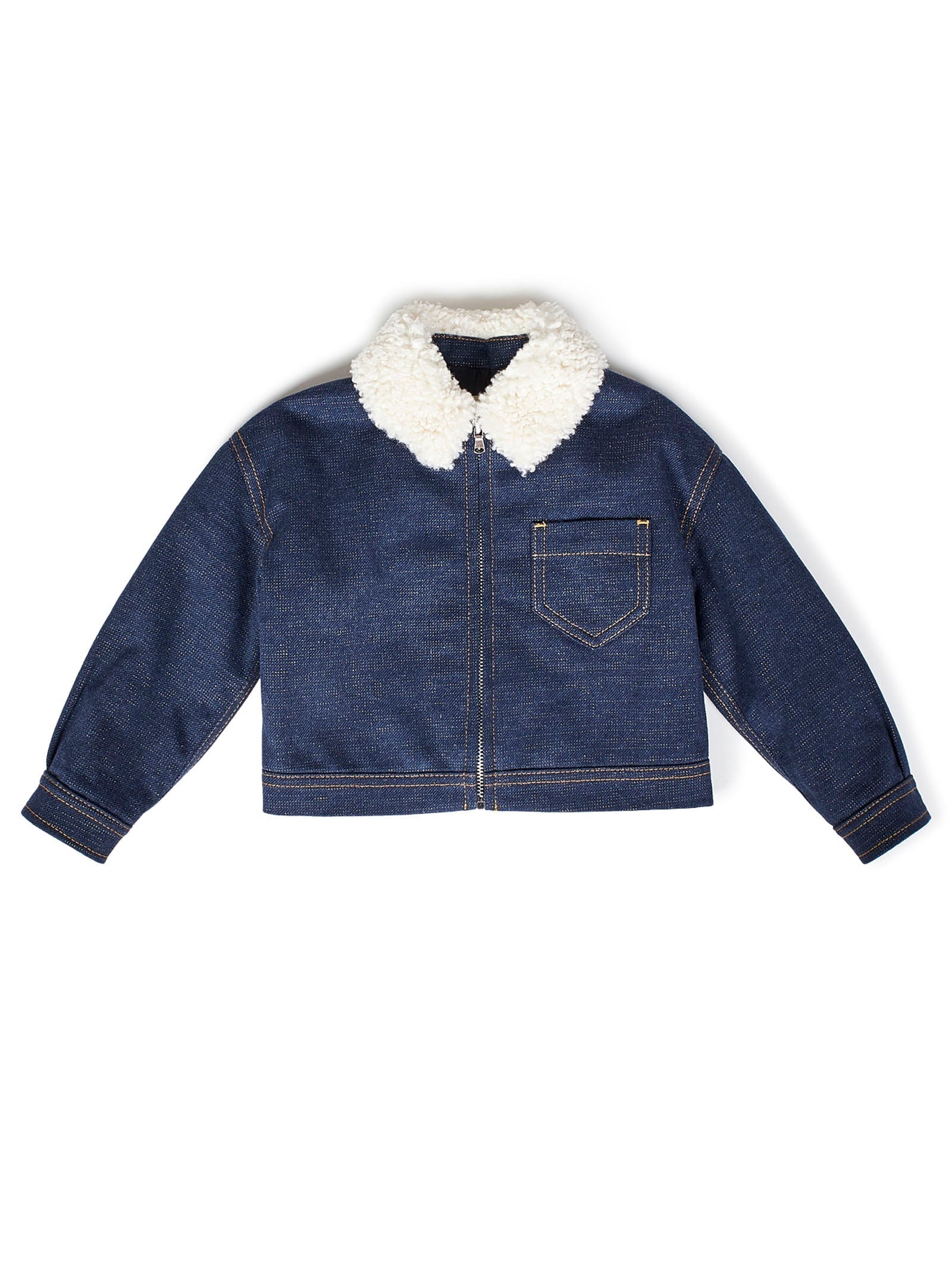 SIMONETTA-OUTLET-SALE-Jacket BLAU-ARCHIVIST