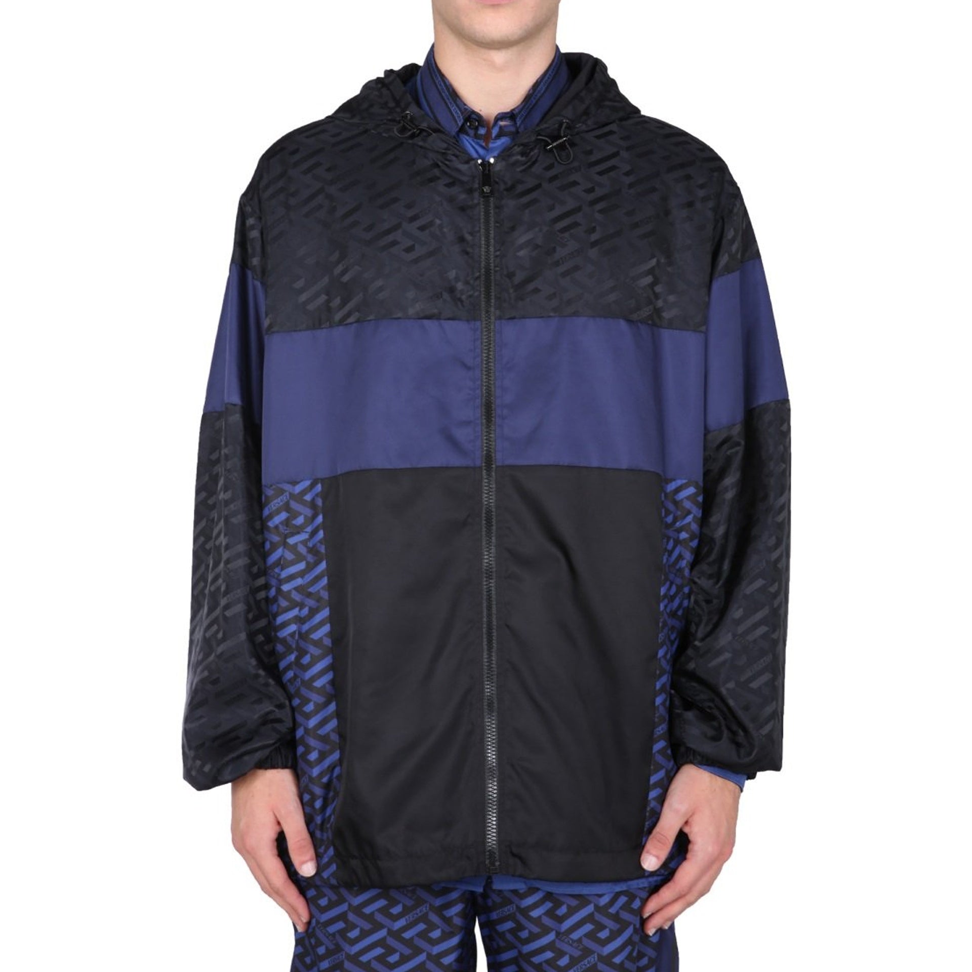 VERSACE-OUTLET-SALE-Jacket BLAU-ARCHIVIST