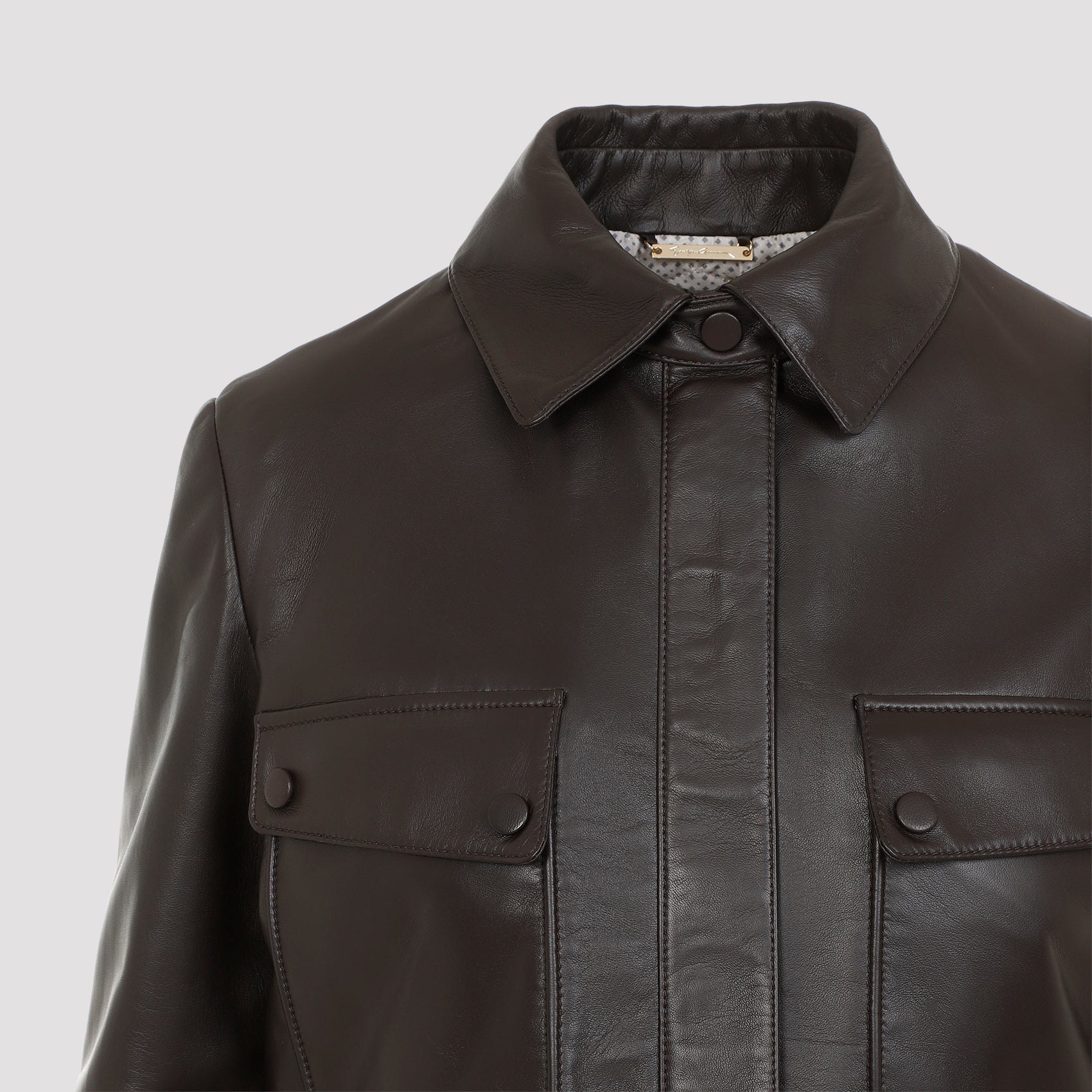 GIORGIO ARMANI-OUTLET-SALE-Jacket BRAUN-ARCHIVIST