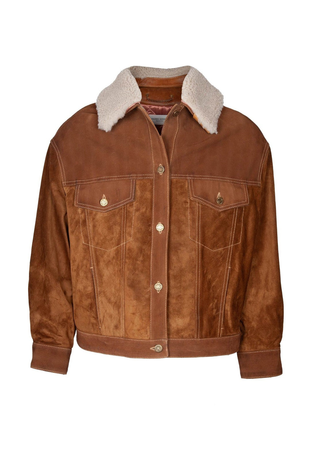 GOLDEN GOOSE-OUTLET-SALE-Jacket BRAUN-ARCHIVIST