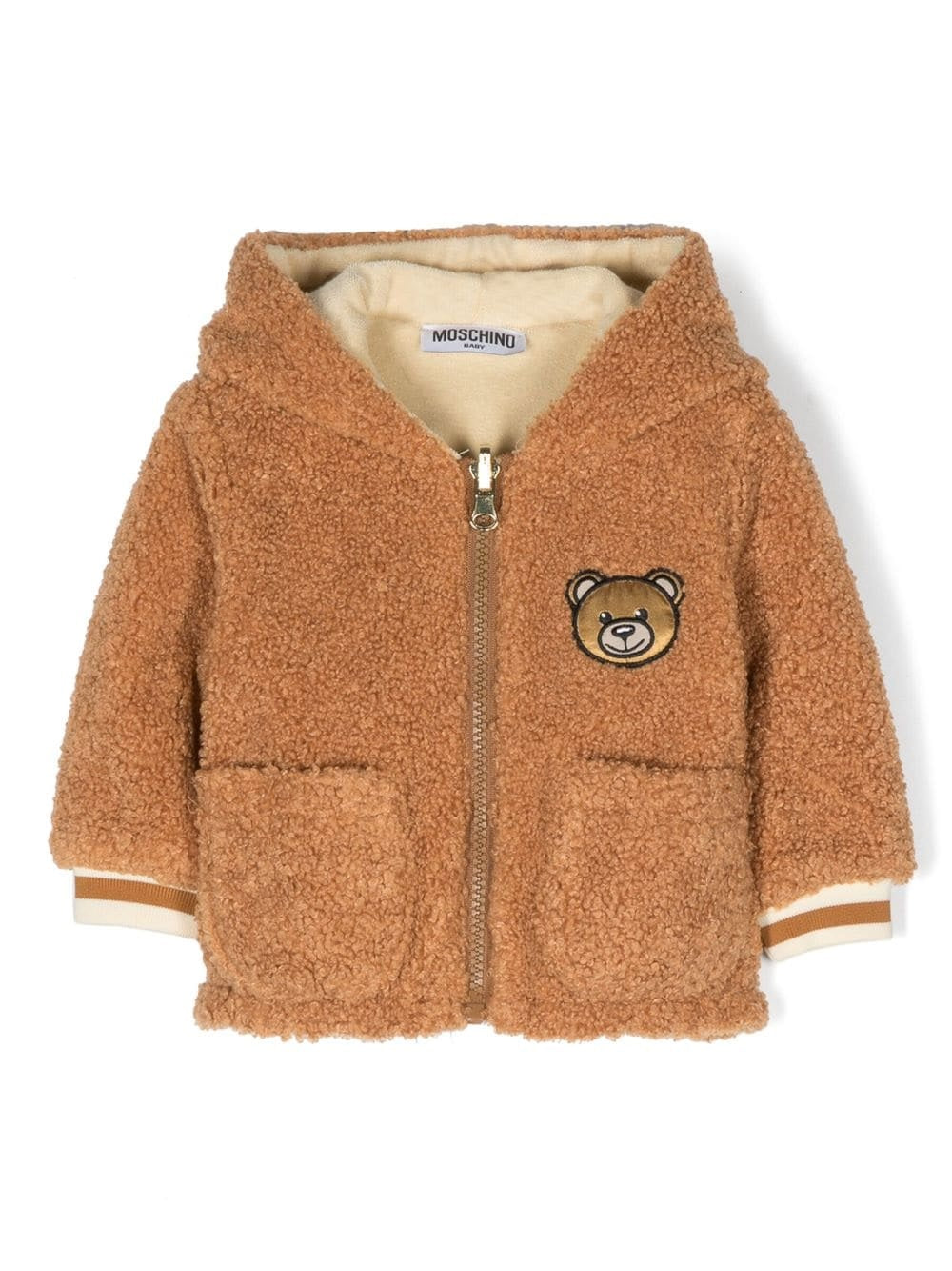 Moschino Kids-OUTLET-SALE-Jacket BRAUN-ARCHIVIST