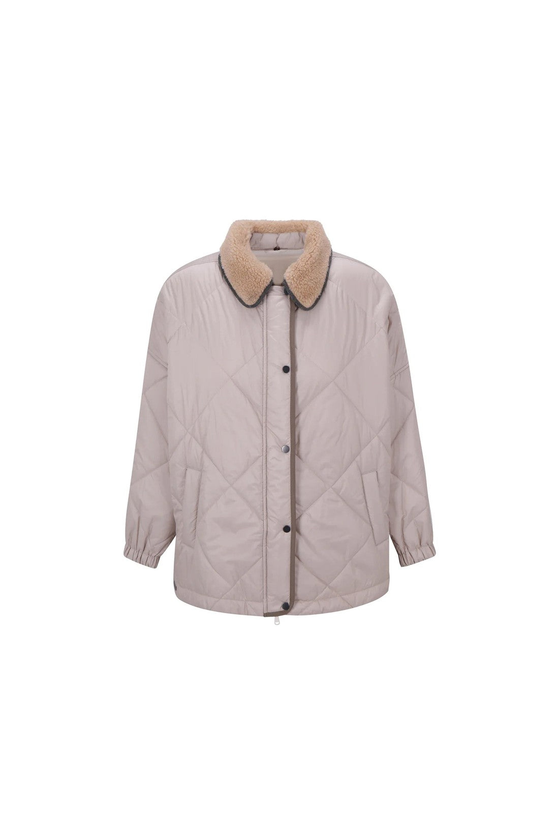 BRUNELLO CUCINELLI-OUTLET-SALE-Jacket Beige-ARCHIVIST