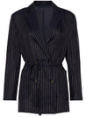 BRUNELLO CUCINELLI-OUTLET-SALE-Jacket Blau-ARCHIVIST