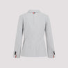 THOM BROWNE-OUTLET-SALE-Jacket GRAU-ARCHIVIST