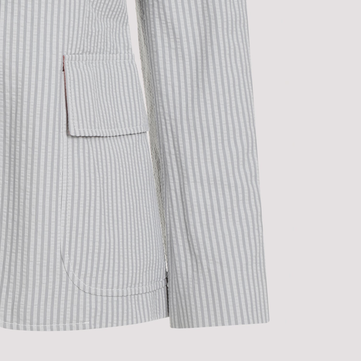 THOM BROWNE-OUTLET-SALE-Jacket GRAU-ARCHIVIST