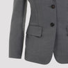 THOM BROWNE-OUTLET-SALE-Jacket GRAU-ARCHIVIST