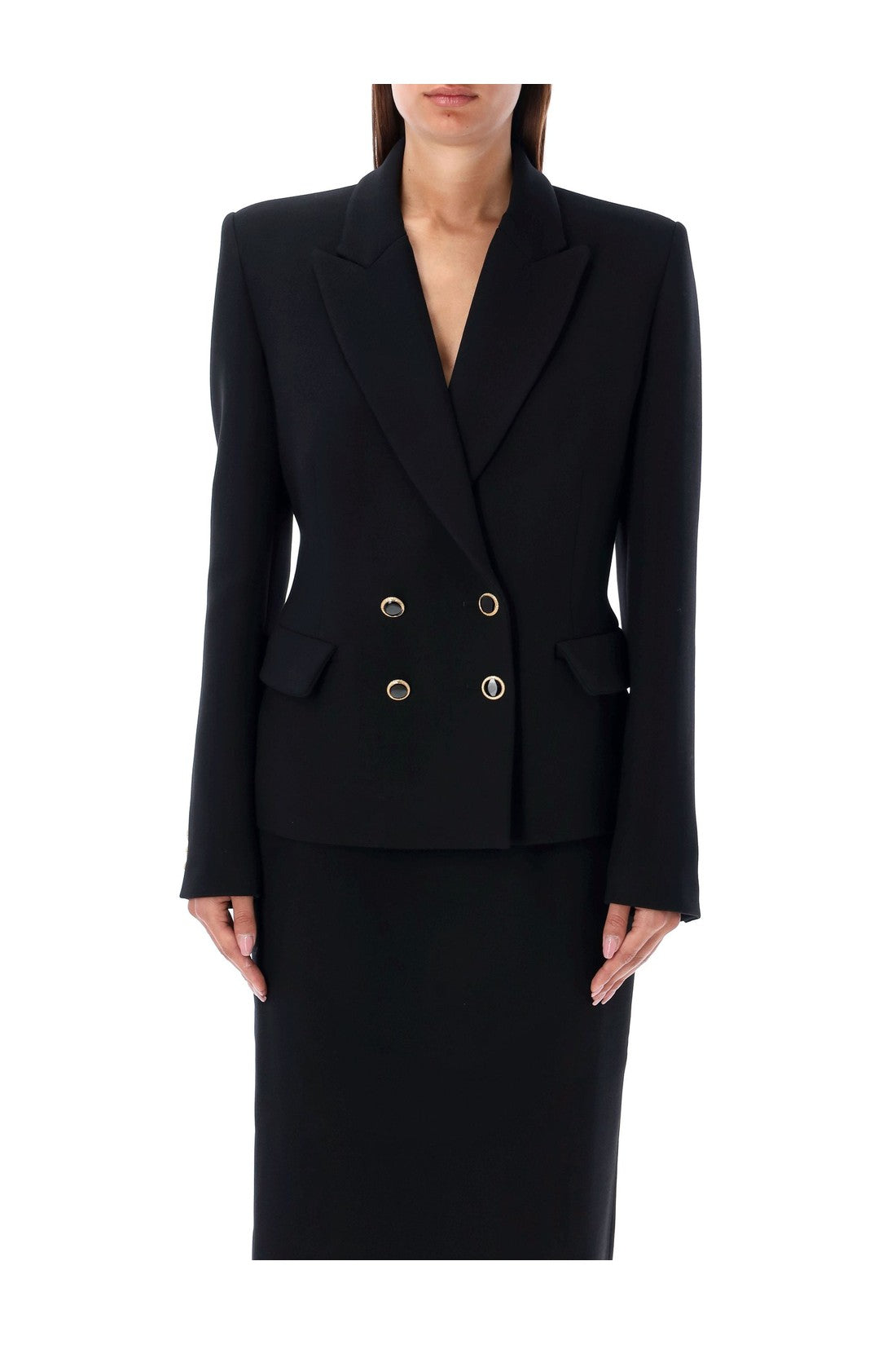 ALESSANDRA RICH-OUTLET-SALE-Jacket SCHWARZ-ARCHIVIST