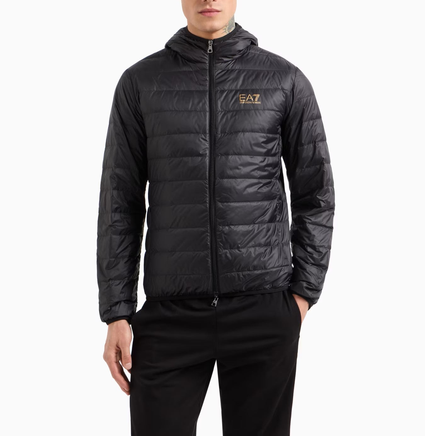 Ea7 Emporio Armani-OUTLET-SALE-Jacket SCHWARZ-ARCHIVIST