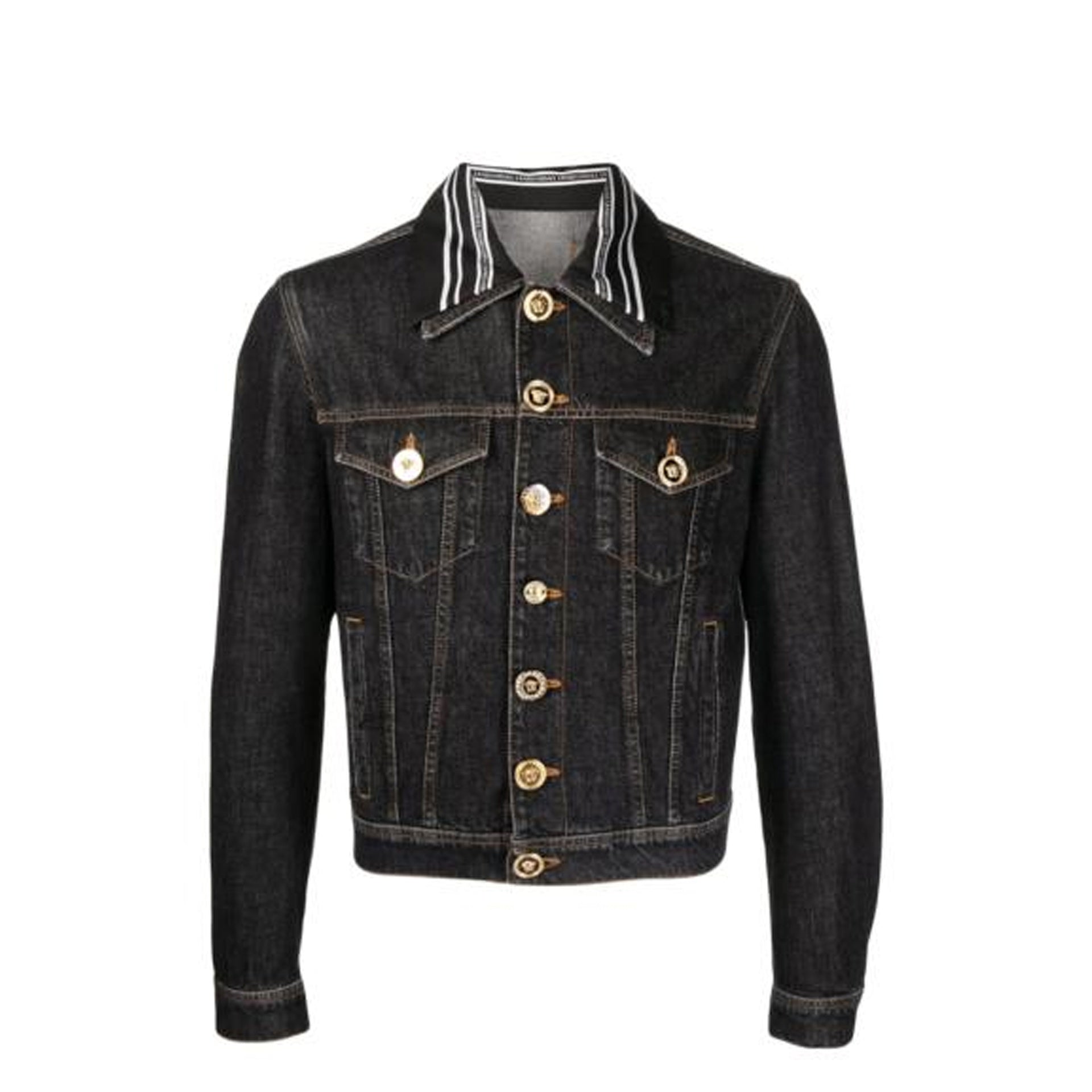 VERSACE-OUTLET-SALE-Jacket SCHWARZ-ARCHIVIST