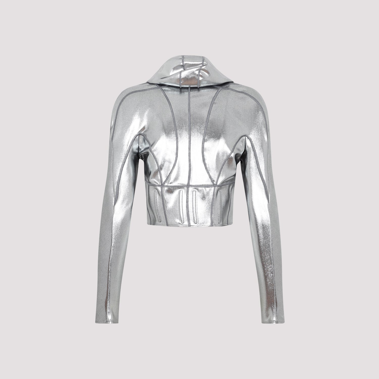 MUGLER-OUTLET-SALE-Jacket SILBER-ARCHIVIST