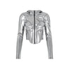 MUGLER-OUTLET-SALE-Jacket SILBER-ARCHIVIST