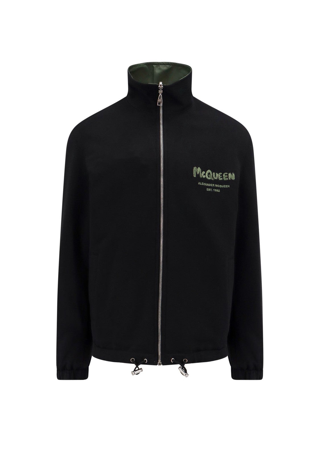 ALEXANDER MCQUEEN-OUTLET-SALE-Jacket Schwarz-ARCHIVIST