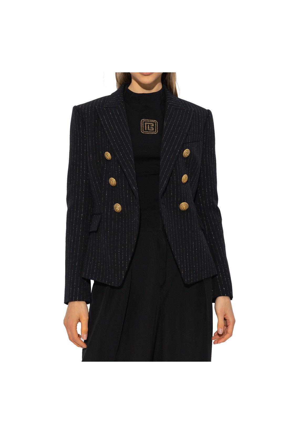 BALMAIN-OUTLET-SALE-Jacket Schwarz-ARCHIVIST