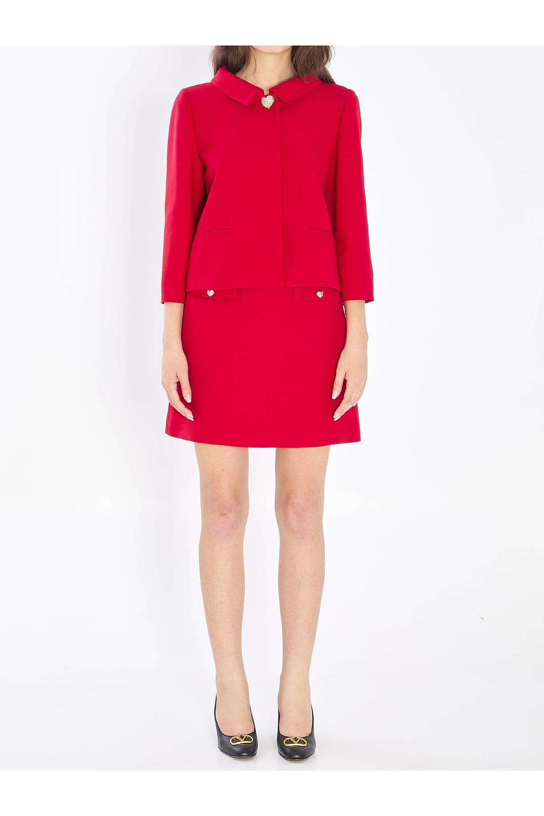 Valentino Garavani-OUTLET-SALE-Jacket in crepe couture-ARCHIVIST