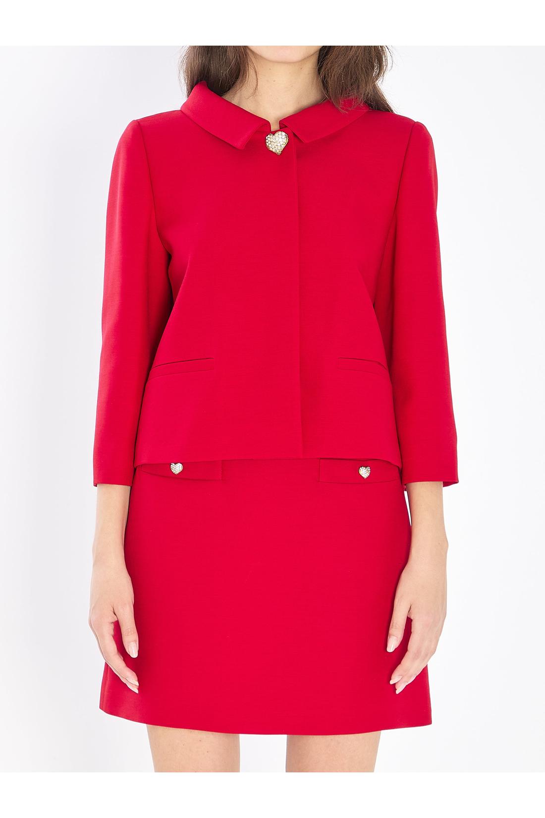 Valentino Garavani-OUTLET-SALE-Jacket in crepe couture-ARCHIVIST