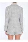 Dolce & Gabbana-OUTLET-SALE-Jacket in grey lamé bouclé-ARCHIVIST