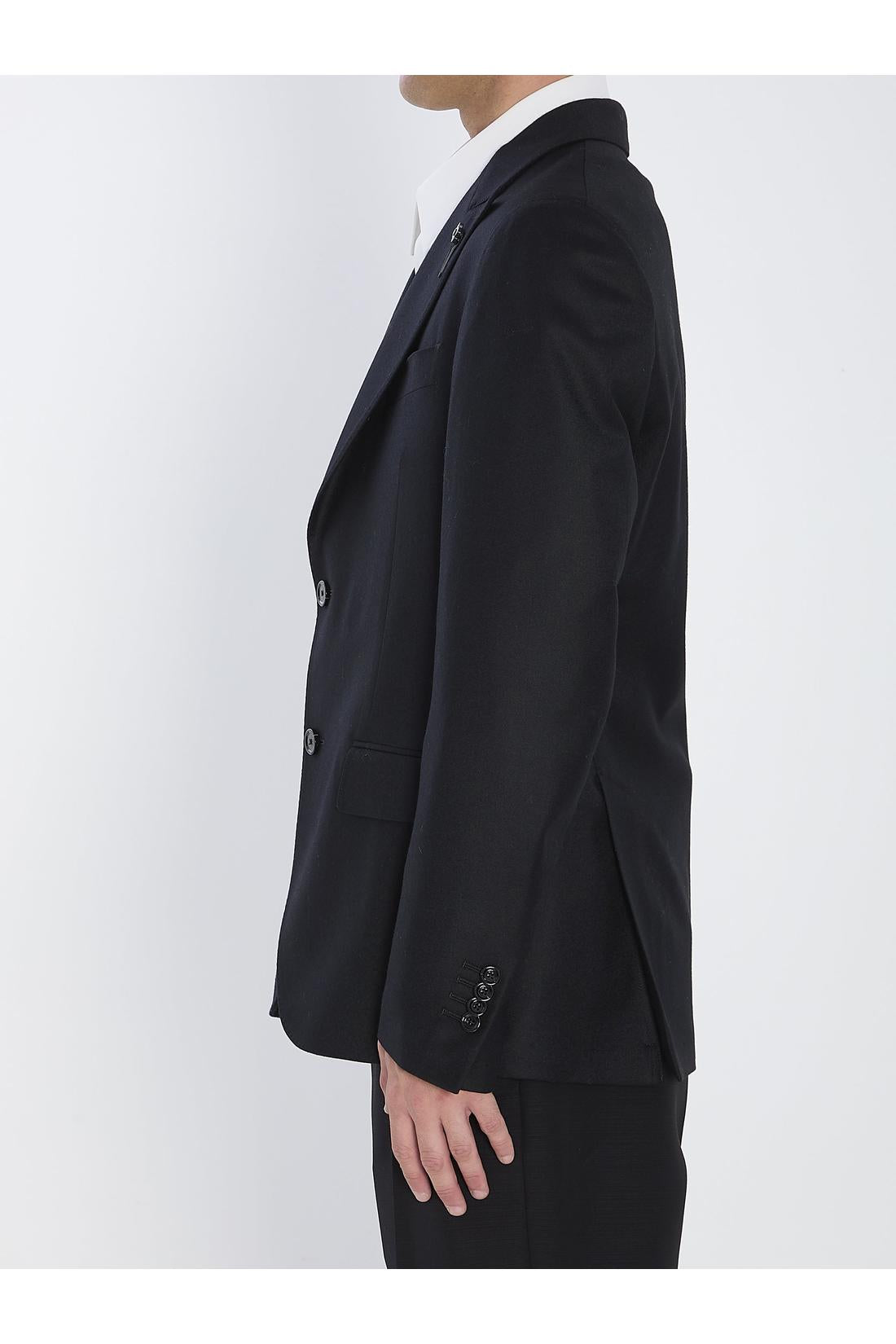 Lardini-OUTLET-SALE-Jacket in pure virgin wool and cashmere-ARCHIVIST