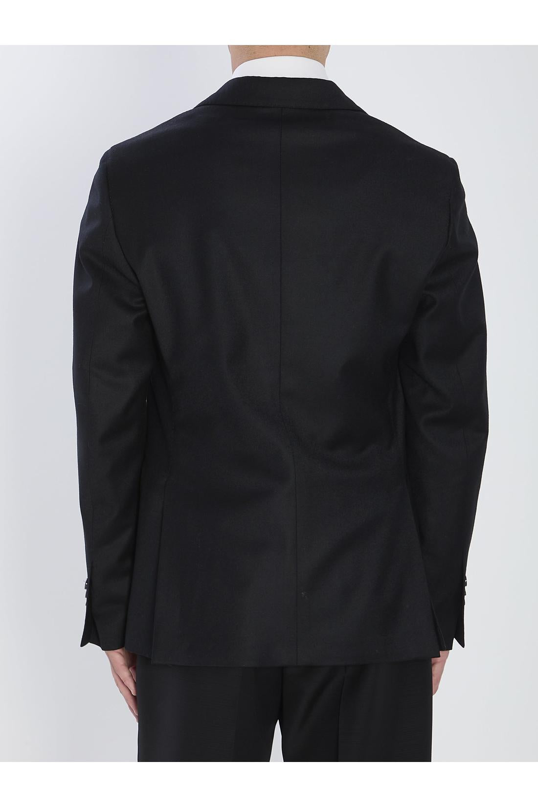 Lardini-OUTLET-SALE-Jacket in pure virgin wool and cashmere-ARCHIVIST