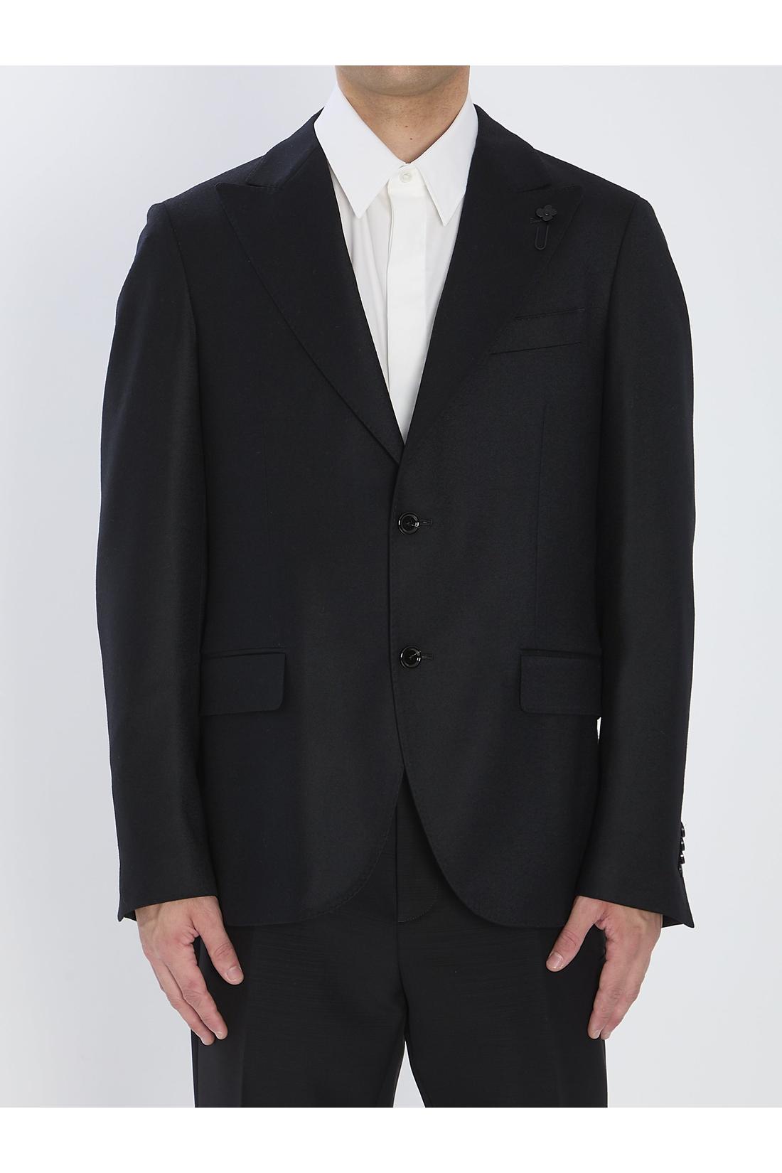 Lardini-OUTLET-SALE-Jacket in pure virgin wool and cashmere-ARCHIVIST