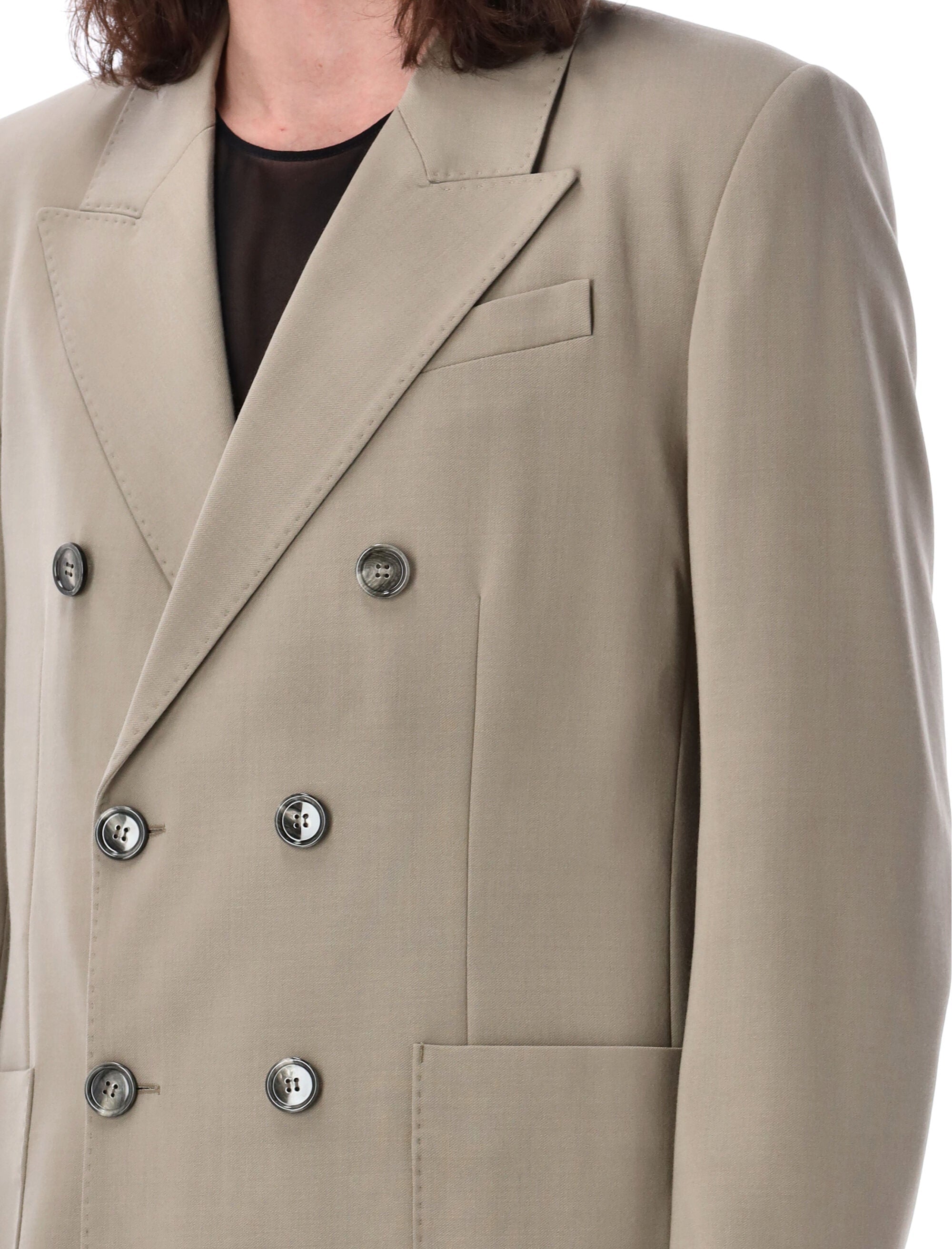 AMI PARIS-OUTLET-SALE-Jackets & Coats BEIGE-ARCHIVIST