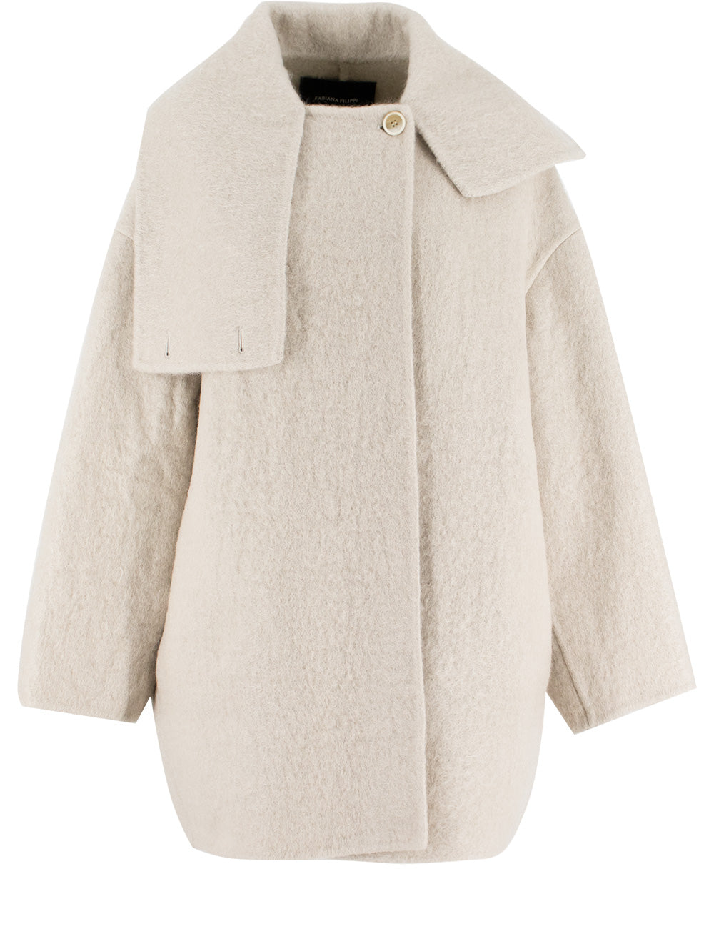 Fabiana Filippi-OUTLET-SALE-Jackets & Coats BEIGE-ARCHIVIST