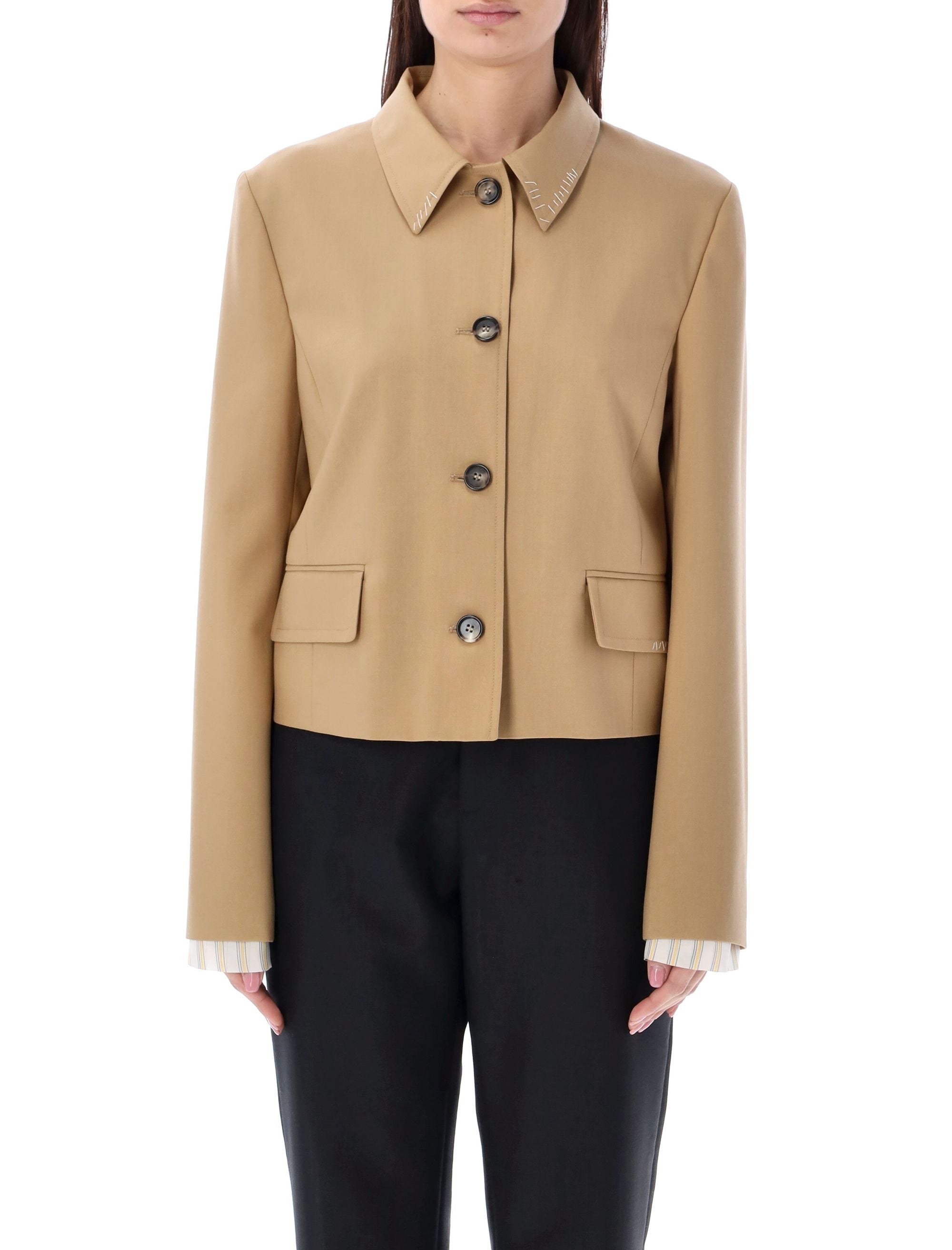 MARNI-OUTLET-SALE-Jackets & Coats BEIGE-ARCHIVIST