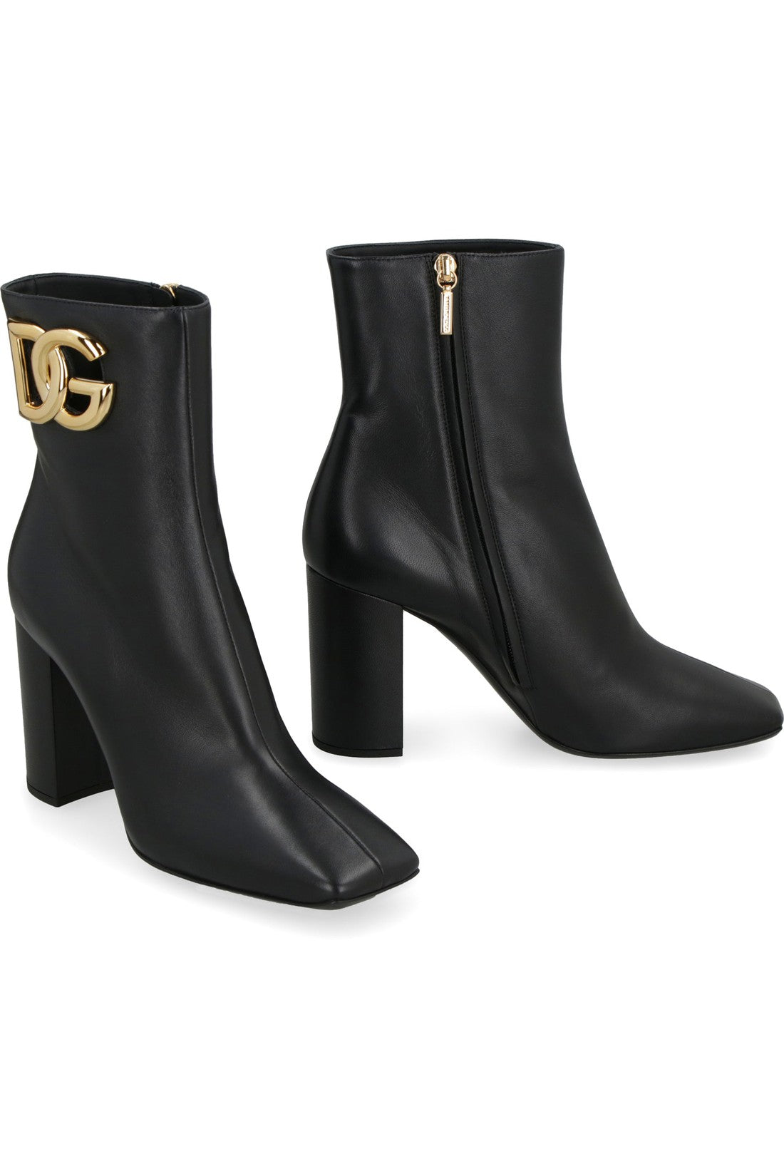Dolce & Gabbana-OUTLET-SALE-Jackie nappa ankle boots-ARCHIVIST