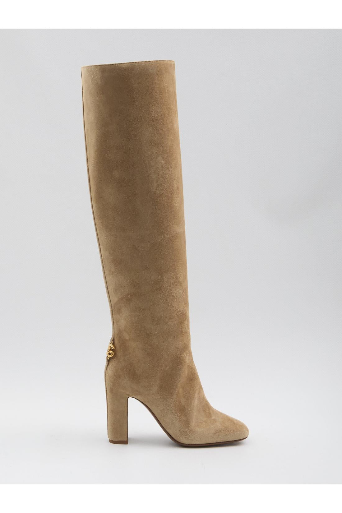 Dolce & Gabbana-OUTLET-SALE-Jackie suede boots-ARCHIVIST