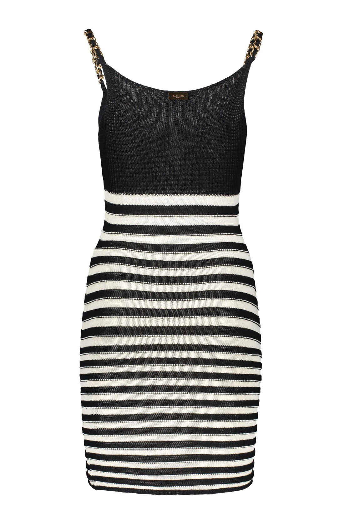 Balmain-OUTLET-SALE-Jacquard knit mini-dress-ARCHIVIST