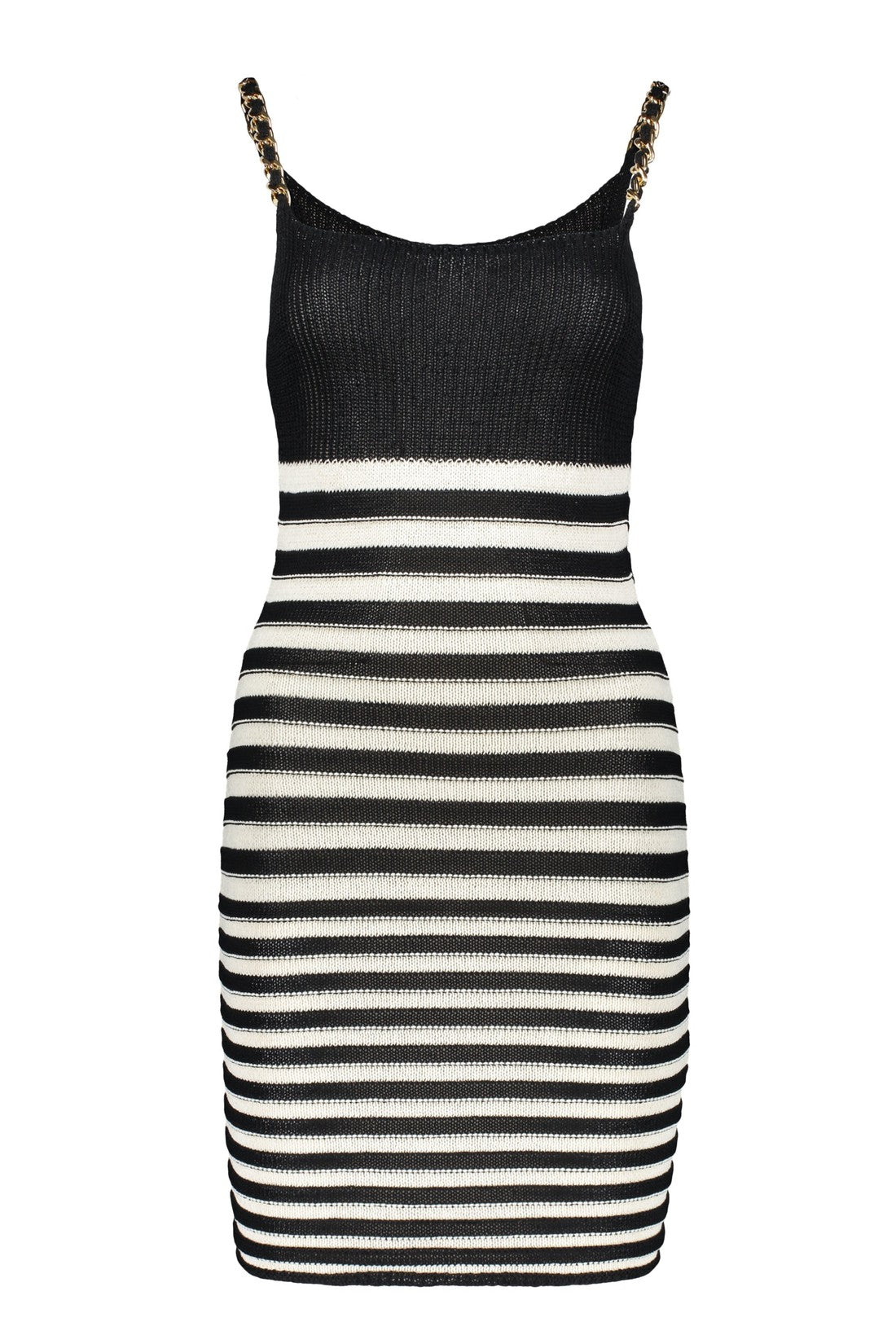 Balmain-OUTLET-SALE-Jacquard knit mini-dress-ARCHIVIST