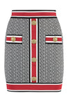 Balmain-OUTLET-SALE-Jacquard knit skirt-ARCHIVIST