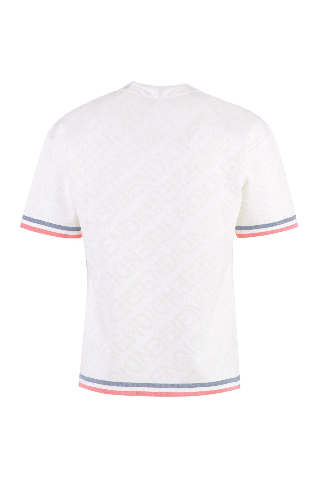 Fendi-OUTLET-SALE-Jacquard knit t-shirt-ARCHIVIST