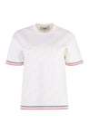 Fendi-OUTLET-SALE-Jacquard knit t-shirt-ARCHIVIST