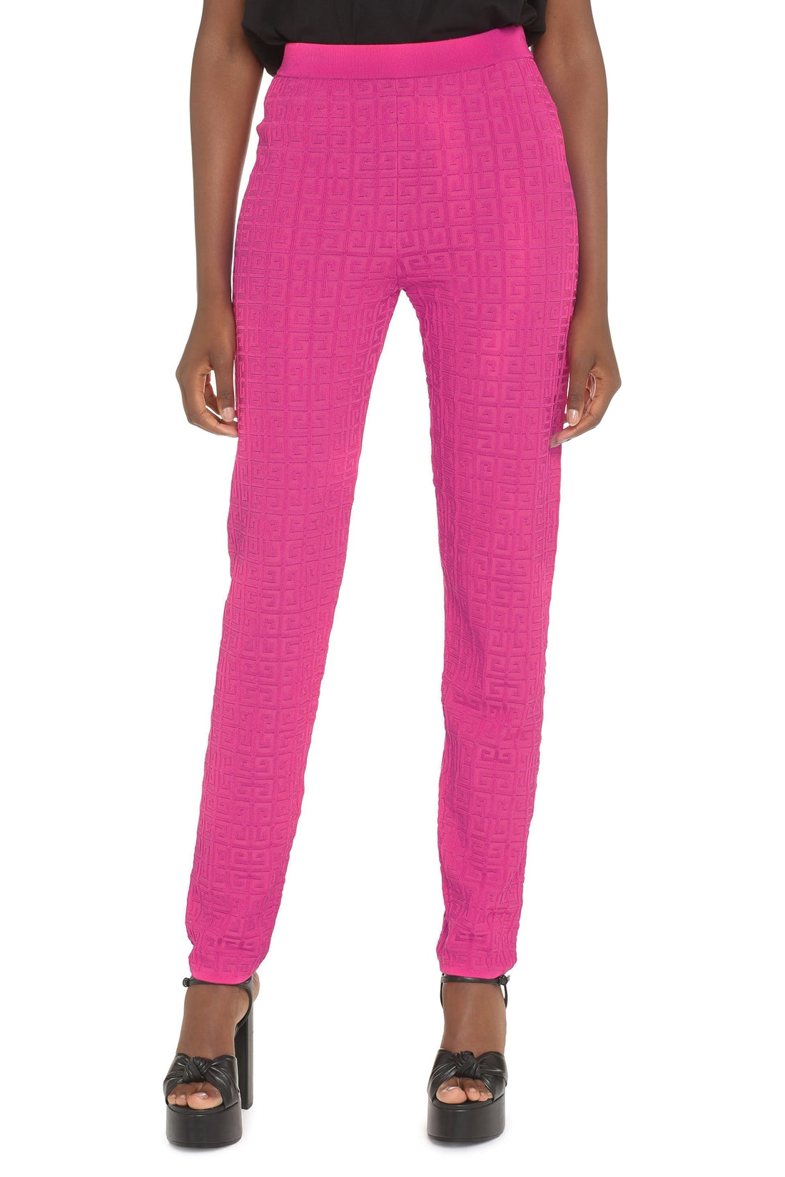 Givenchy-OUTLET-SALE-Jacquard-knit trousers-ARCHIVIST