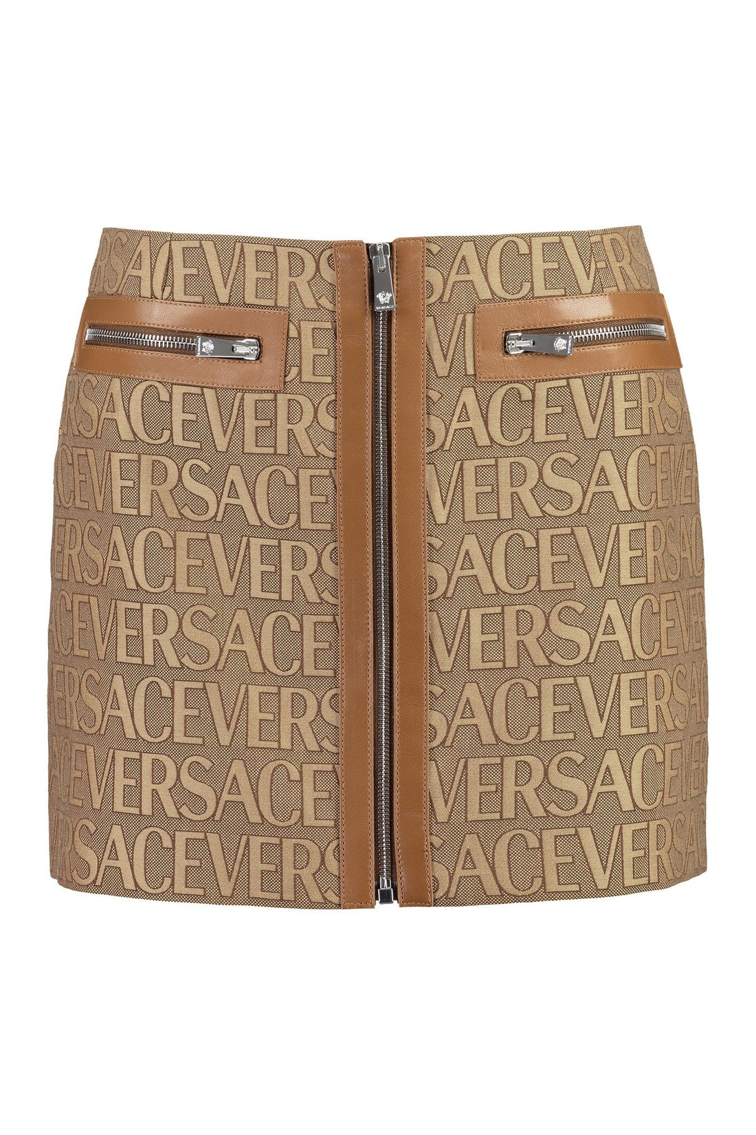 Versace-OUTLET-SALE-Jacquard mini skirt-ARCHIVIST