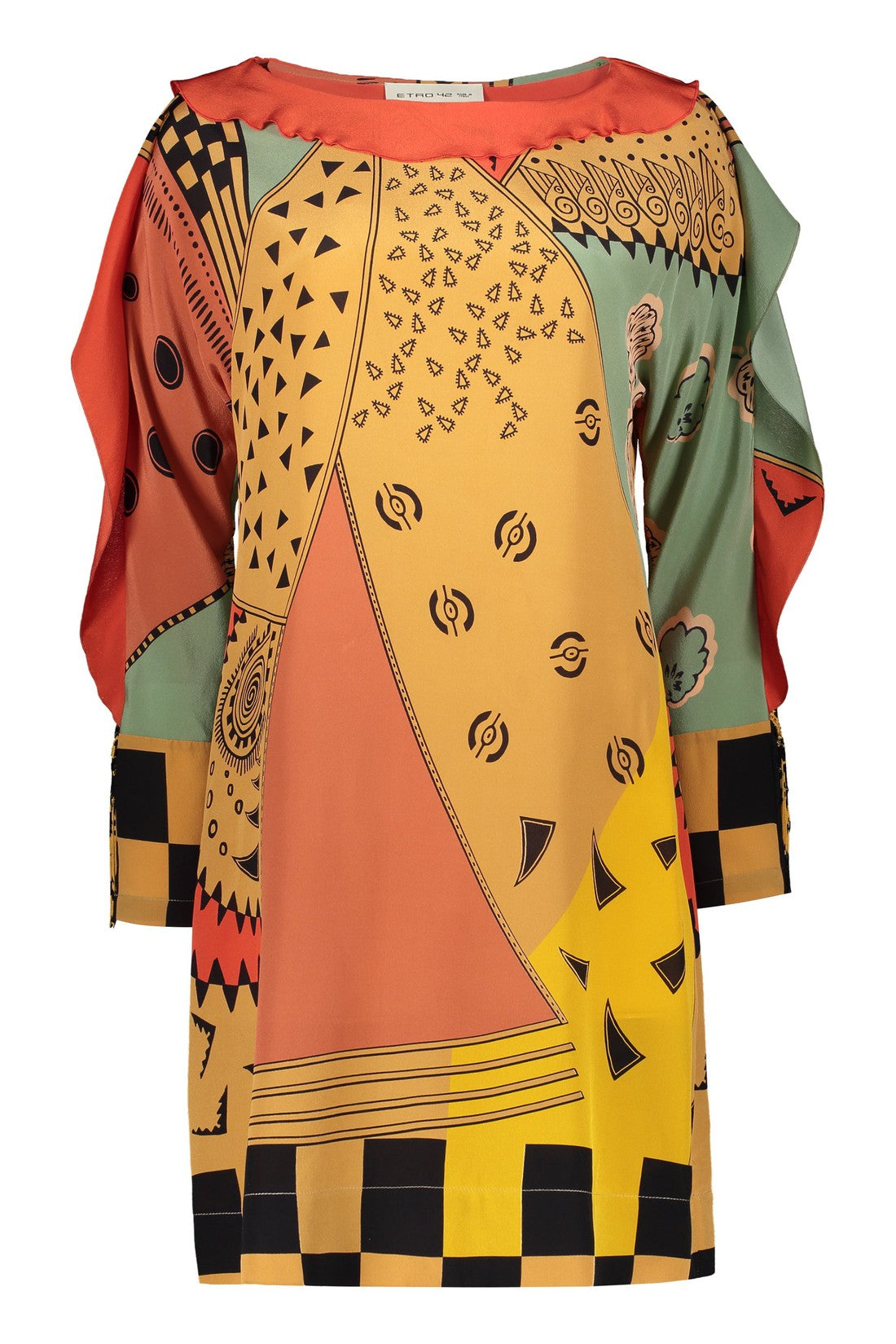 Etro-OUTLET-SALE-Jacquard silk dress-ARCHIVIST