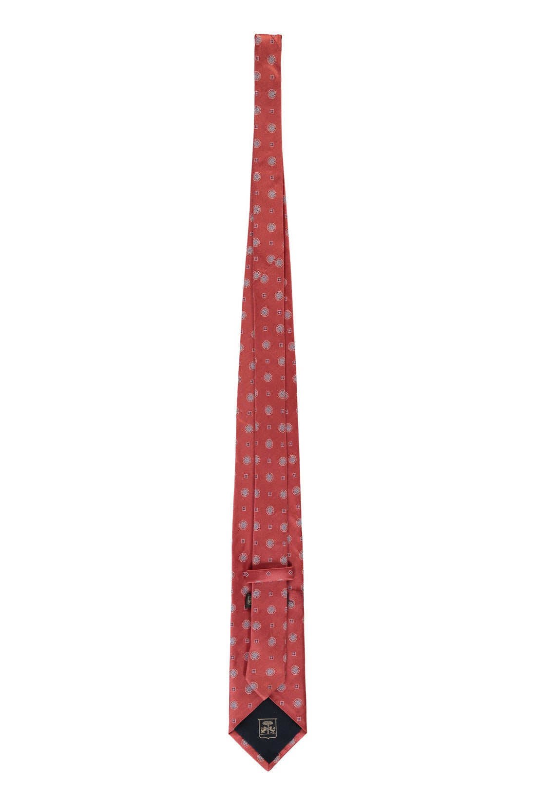 Corneliani-OUTLET-SALE-Jacquard silk tie-ARCHIVIST