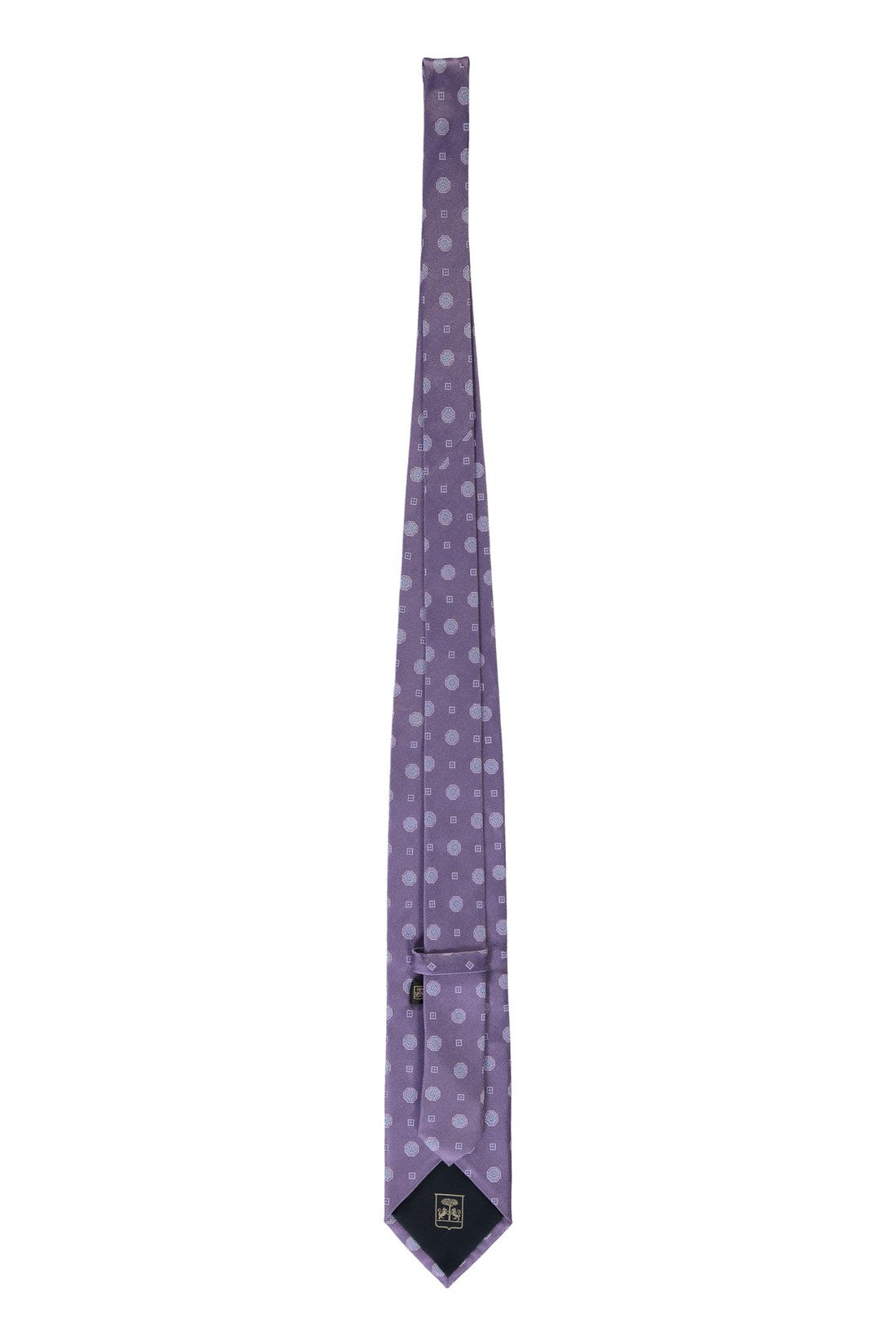 Corneliani-OUTLET-SALE-Jacquard silk tie-ARCHIVIST